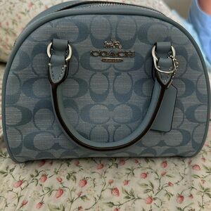 Coach Denim bowler crossbody